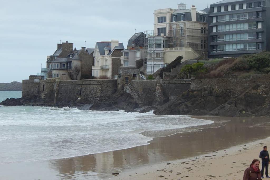 Saint Malo Bel Appartement Neuf Pres Gare Plage Sillon Intramuros Parking Prive Exteriér fotografie